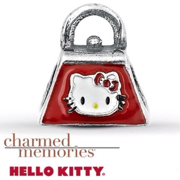 HELLO KITTY💥Kay Jewelers Hello Kitty Enameled Italian Sterling Silver Mini Charm - Picture 9 of 9